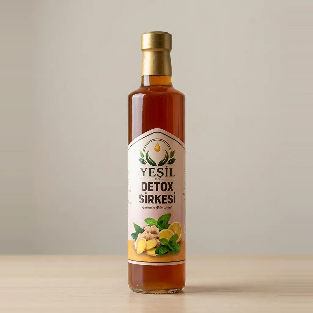 Detox Sirkesi — 500 ml Dorica cam şişe