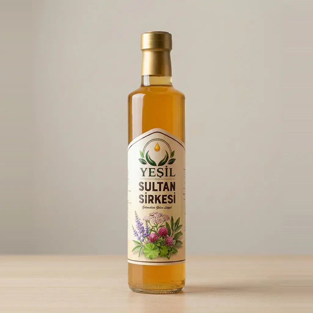 Sultan Sirkesi — 500 ml Dorica cam şişe