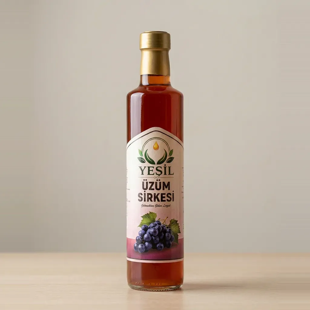 Üzüm Sirkesi — 500 ml Dorica cam şişe