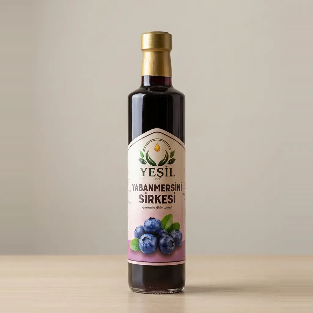 Yabanmersini Sirkesi — 500 ml Dorica cam şişe