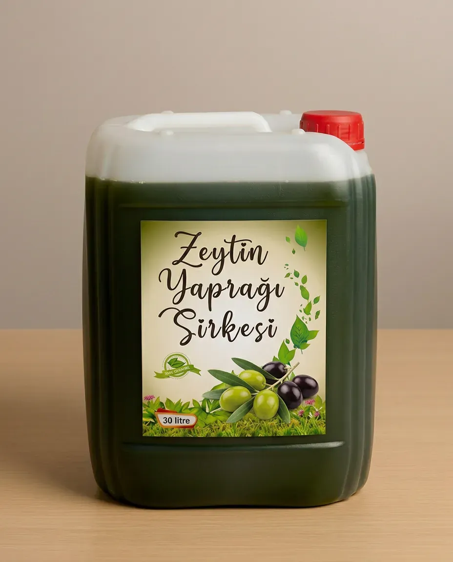 Toptan Zeytin Yaprağı Sirkesi 30 KG